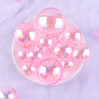Décoration de gâteau en forme de boule arc-en-ciel, belle boule colorée, accessoire de fête, ornement pour gâteau d'anniversaire