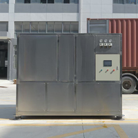 Machine à glace 5 tonnes 5000kg Big Ice Cube Block Makers Machine à glace industrielle commerciale pour le prix de vente des entreprises