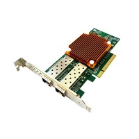 Tarjetas Lan de fibra de 10g, tarjetas de red PCIe NIC de fibra óptica de doble puerto para servidor