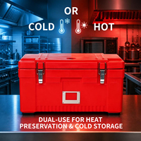 Chauffe-riz thermique rotomoulé industriel 40L - Conteneur alimentaire isotherme durable pour restaurants commerciaux, buffets et services de traiteur