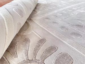 Nhà Máy Tùy Chỉnh Tay Tufted Len/Viscose Lụa Trang Trại Vòng Đống Chống Vết Chống-Trượt Thảm Cho Phòng Khách Phòng Ngủ - Product Image 3