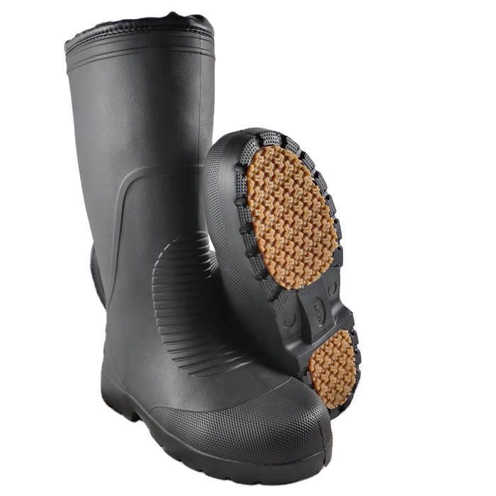 Хорошее качество, меховая подкладка, теплые удобные резиновые сапоги из ЭВА, водонепроницаемые зимние сапоги