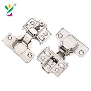 YUXINGクリップオンショートアームキャビネット家具ヒンジアルミフレームキッチンソフトクローズ油圧ヒンジ - Product Image 5