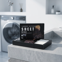 Tablettes de lessive Black Code, biodégradables, respectueuses de l'environnement, bandes de détergent à lessive