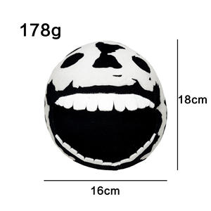 Nuovo gioco figura porte peluche giocattolo porte Creative Horror bambole ripiene porte dei cartoni animati peluche marrone giocattoli spaventosi - Product Image 5