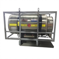 CDPW950-1350-1.45 1350L Cilindro Criogénico de Presión Personalizado para GNL con Válvula de Precisión, Colector e Instrumentación Completa Austenítica
