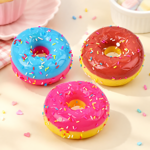 Jouets Squishy Populaires Doux et Moelleux, Assortiment de 3 Couleurs, Donuts Squishy Anti-Stress Mignons et Solides pour Enfants - Product Image 3