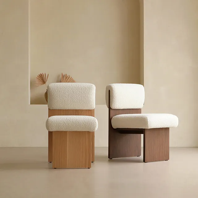 Loisirs nordiques chaise Simple balcon Restaurant café chaise d'appoint meubles de maison tissu salle à manger meubles moderne Stable