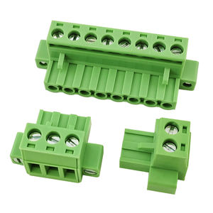 موصل كهربائي أنثى وذكر بدون لحام بمسافة 5.08 مم للتركيب عبر الجدران مع حواف قفل - Product Image 4