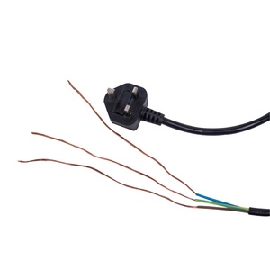 Điện có dây đầy màu sắc màu đen hoặc trắng 250V 13A mở rộng AC dây điện Anh cáp điện - Product Image 6