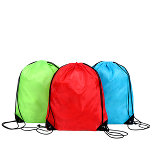 MOQ bajo, bolsa de cuerda reutilizable personalizada, mochila con cordón, bolsa de cordón de poliéster, mochila escolar para actividades al aire libre - Product Image 1