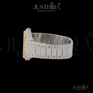 High Quality Moissanite Diamond Quartz <b>Watch</b> <b>Men</b> Luminous Hands <b>Waterproof</b> Classic Design Available At Best Market Price - Product Image 5