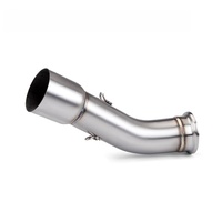 Nouveau kit d'échappement de moto en acier inoxydable de haute qualité pour montage universel, rétrofit/amélioration, section intermédiaire et silencieux arrière AR