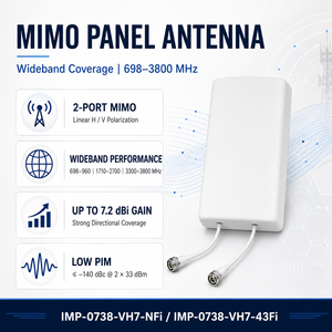 Antena Multibanda Inalámbrica 4G LTE de Alto Rendimiento, Alcance de 50 km, Ganancia de 10/12, Panel Satelital 2x2 <span class=keywords><strong>MIMO</strong></span> de 100W para Comunicación - Product Image 2