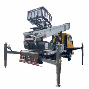 Vente chaude JMC 4x2 camion de travail aérien 28 32 mètres maison échelle mobile camion échelle chariot élévateur <span class=keywords><strong>prix</strong></span> de la plate-forme de travail aérien - Product Image 1