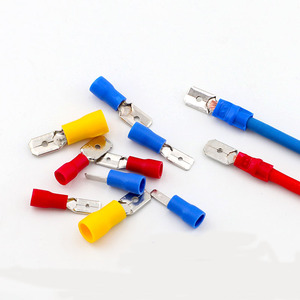 Conector de pala hembra y macho, calibre 12-10, de nailon totalmente aislado, terminal de desconexión para cable - Product Image 4