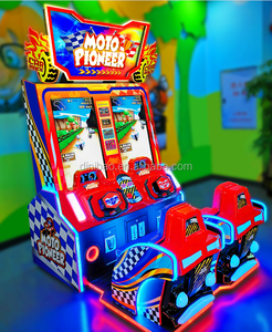 Máquina de billetes de lotería que funciona con monedas Arcade de buena calidad, máquina de carreras de motor, simulador de carreras para jugadores dobles - Product Image 2