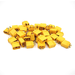 XT60H 2P メスオスコネクタ ナイロンハウジング付き 銅接点 35A 高電流 RCリポバッテリー充電器 自動車用電源 - Product Image 3