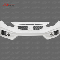 Parachoques delantero de fibra de medio carbono estilo VRS para Honda Civic Type-R FK8 2019-2021