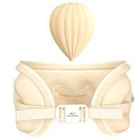 Oreiller gonflable automatique portable en tissu floqué pour le cou, idéal pour les voyages en avion - pour la maison et l'extérieur