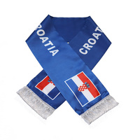Foulards caractéristiques de Croatie imprimés personnalisés pour les fans et les clubs suiveurs Nouveau produit