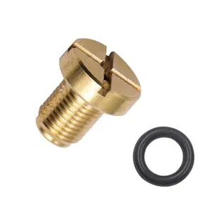 Marine Gearcase Drain Plug Customizable Brass Drain Screw Car Radiator Water Tank Expansion Drain Screw Plug