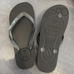 Claquettes de plage et de salle de bain en caoutchouc pour hommes, avec logo personnalisé, imprimé à la demande, été, style havana - Product Image 1