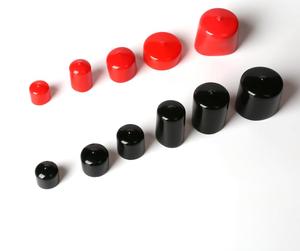 Capuchon d'extrémité de tuyau en caoutchouc, diamètre intérieur 50 mm, hauteur 30 mm, couvercle de tube noir - Product Image 3