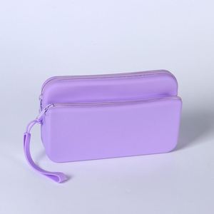 Square Silicone Wallet and Card Bag, Coin Purse, Makeup Storage Bag, Large Capacity <b>Lipstick</b> Storage Bag - Product Image 1