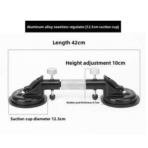 The Glass <b>Suction</b> Cup Strongly Adheres to the Aluminum Tiles. Aluminum Double Claw <b>Suction</b> Cup - Product Image 6