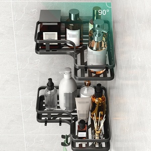 Estante <span class=keywords><strong>de</strong></span> <span class=keywords><strong>esquina</strong></span> sin perforación <span class=keywords><strong>Baño</strong></span> Organizar Caddy <span class=keywords><strong>de</strong></span> ducha <span class=keywords><strong>de</strong></span> <span class=keywords><strong>esquina</strong></span> adhesivo - Product Image 5