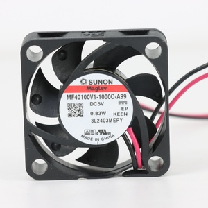 Ventilador Axial SUNON MF40100V1-1000C-A99 OEM/ODM de Plástico, 40x40x10mm, 5VDC, 136mA, 0.83W, 7000RPM, 8.0CFM, con Rodamiento de Vapor, para Gabinetes e Inversores - Product Image 1