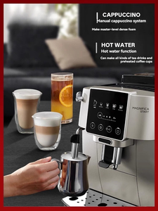 เครื่องชงกาแฟอัตโนมัติเต็มรูปแบบ S3 Pro นำเข้าจากอิตาลี บดเมล็ดกาแฟได้ ใช้ในบ้าน/ออฟฟิศ ขนาดเล็ก S3 Pro สร้างฟองนมหนาแน่นระดับมืออาชีพ S3 Pro S3 - Product Image 2