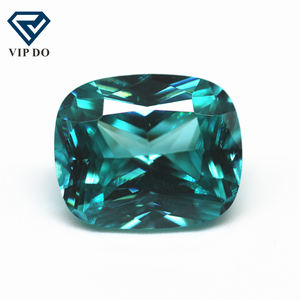 Pierres précieuses synthétiques YAG Paraiba en garnet d'<span class=keywords><strong>aluminium</strong></span> d'yttrium, taille coussin longue, 3*5mm-8*10mm, pierres précieuses synthétiques YAG Paraiba Tourmaline - Product Image 1