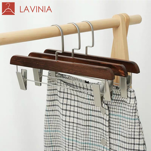 خمر الزان شماعة بنطال رف شماعات السراويل الخشبية - Product Image 5