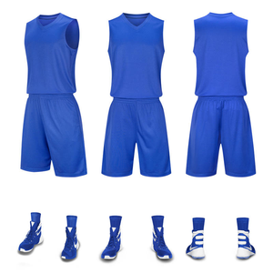 زي كرة سلة وشورت بتصميم حديث 85A مع إمكانية تخصيص الاسم، سريع الجفاف، زي تدريب رياضي للفرق، قميص كرة سلة قابل للعكس - Product Image 4