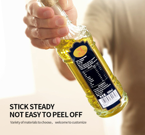 Étiquette en vinyle holographique personnalisée, adhésive, imperméable, autocollant permanent résistant pour le vin, les parfums et les cosmétiques - Product Image 2