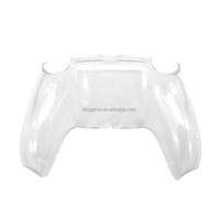 Coque transparente blanche pour manette PS5, étui transparent en cristal pour manette PS5 ou coque PC pour manette PS5