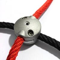 Pince croisée de fixation de corde de disque rond en aluminium haute résistance pour équipement d'amusement extérieur-Filets de terrain de jeu Structures d'escalade