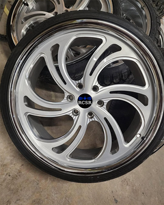 Mâm xe tải mâm đơn khối sâu lòng RCSR mạ crôm bóng, 5x127 5x120, kích thước 18 <span class=keywords><strong>20</strong></span> 22 24 26 28 30 inch dành cho xe Impala, Jeep - Product Image 3