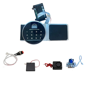 ¡Novedad de 2023! Cerradura de combinación de 4 dígitos de aleación de Zinc de forma redonda dorada negra, cerraduras inteligentes de depósito seguro - Product Image 1