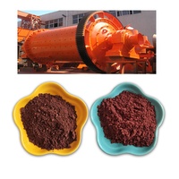 Bubuk Bijih Besi Hematit Gelap HEB yang Diekspor, Pigmen Pelapis Fe2O3 325-5000 Mesh Merek Xiang CAS 1309-37-1 Titik Didih 1500