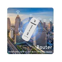 Enrutador WiFi portátil 4G LTE con módem USB de 150Mbps, punto de acceso de banda ancha móvil para oficina en casa, Dongle de bolsillo para tarjeta SIM