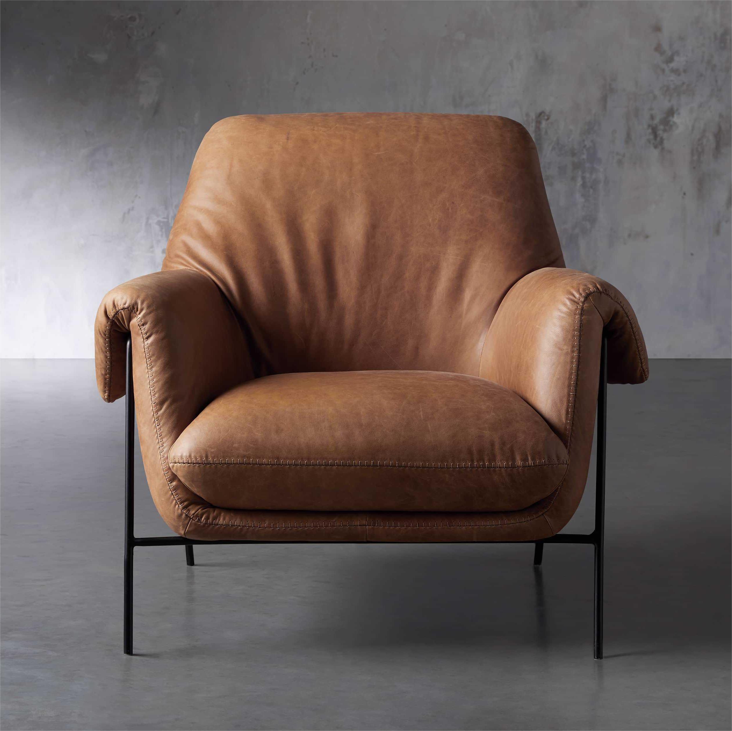 Luxury relax leisure home furniture metal frame modern simple custom color leather armchair living room chair