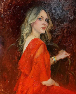Portrait Painting From Photo Personalized <strong>Art</strong> Hand-Painted Canvas <strong>Commission</strong> - Product Image 3