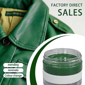 Vente en gros 50ml de restaurateur de couleurs de réparation de <span class=keywords><strong>cuir</strong></span> vert fruité pour les rayures pâte de correction de couleur du <span class=keywords><strong>cuir</strong></span> - Product Image 3