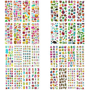 3d Cartoon Animal <span class=keywords><strong>Stickers</strong></span> Puffy Waterproof Bubble Diy Sticker For Scrapbook Decoration Phone Cases Gift Packaging Card Making - Product Image 6