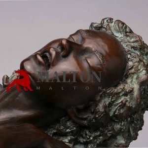 Escultura de Dama con <span class=keywords><strong>Motor</strong></span> de Bronce para Exteriores, 130 cm de Altura, Fundición e Impresión Digital, Personalizable para Arte y Coleccionismo, Marca MALTON - Product Image 4