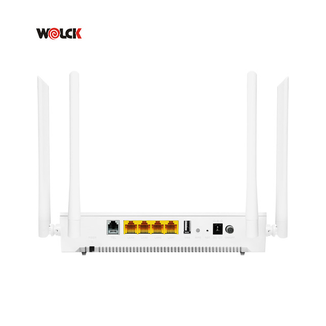 WK-3834AXWT POTS 3000Mbps WiFi6 Dual Band VoIP Gateway ONT C-data 4GE AX3000 XPON ONU for FTTH Use
