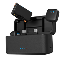 Microphone Lavalier Magnétique Sans Fil avec Réduction de Bruit IA, Portée 150M, Enregistrement sur Carte TF, Batterie 1000mAh pour Sports, Vlog, Extérieur, Téléphone et Appareil Photo